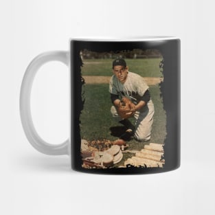 Yogi Berra in New York Yankees Mug